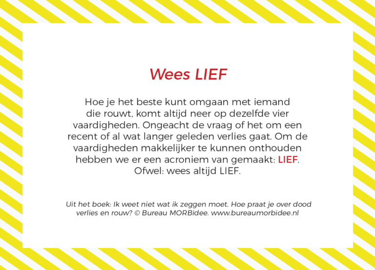 Ik weet niet wat ik zeggen moet - Bureau MORBidee